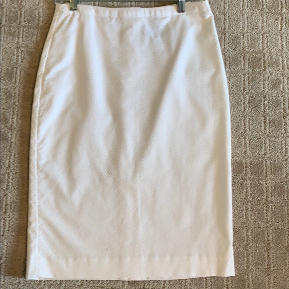 White skirt
